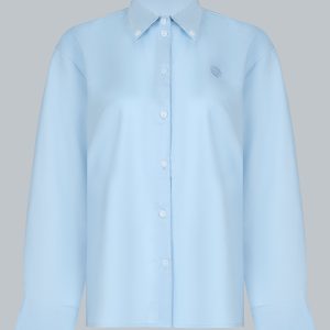 Áo sơ mi croptop cổ đức